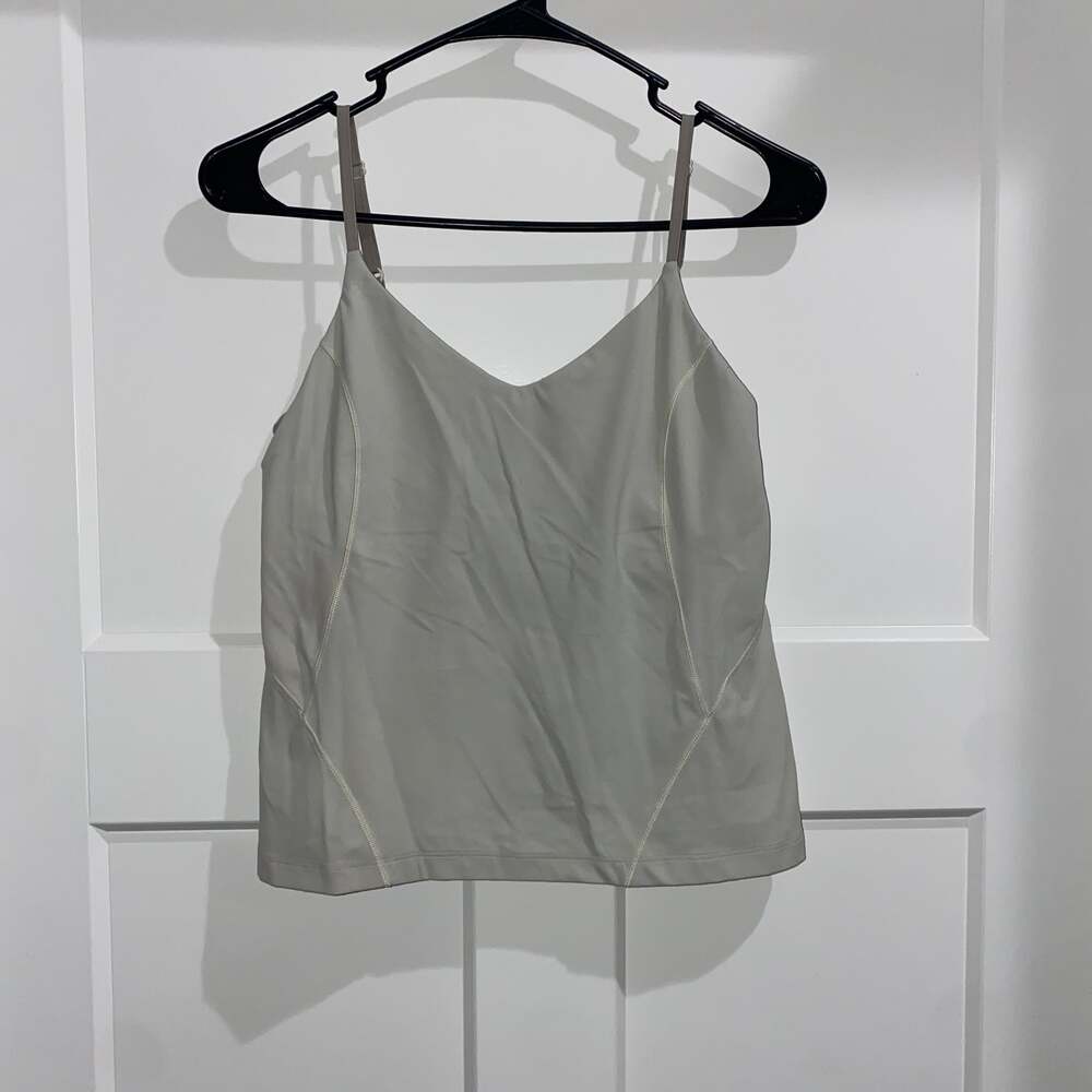 Lululemon Modal Silk-Blend Spaghetti Strap Tank Top in Belgian Blue sz 8